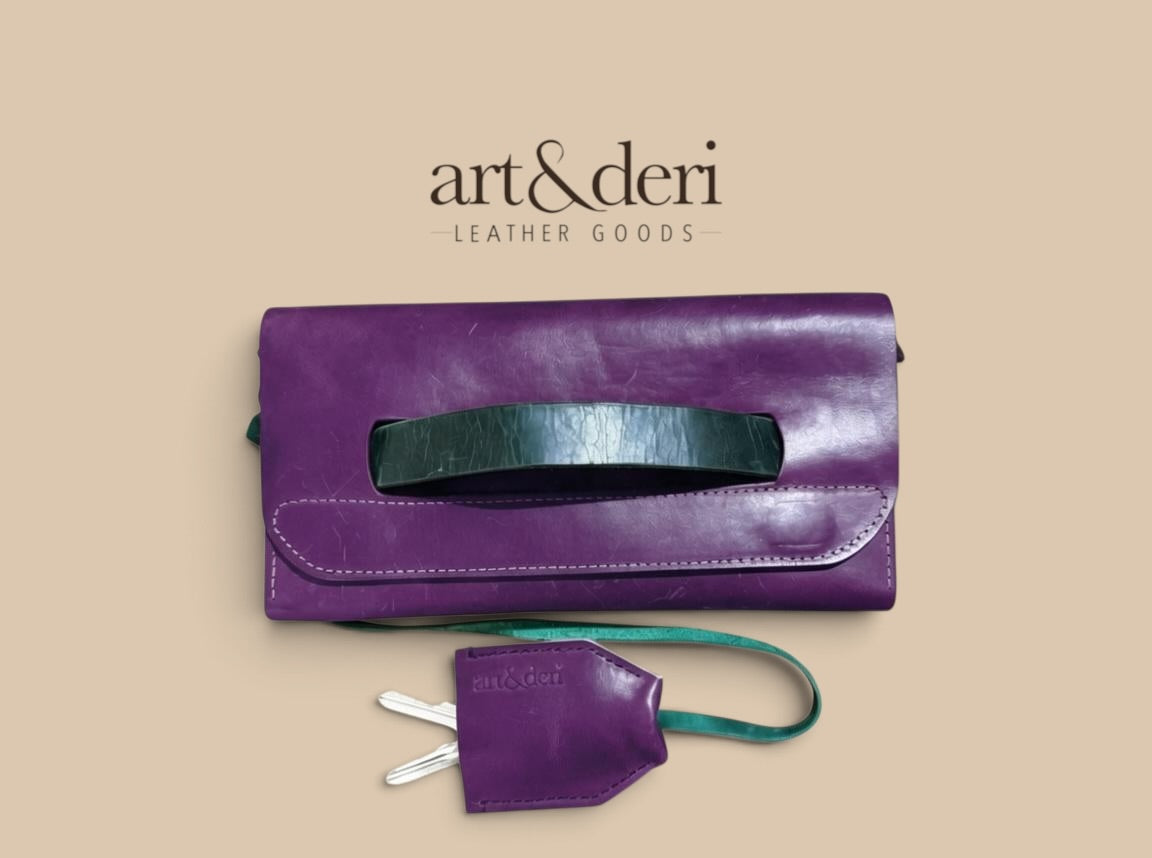 Clutch Çanta Rota | Hakiki Deri | art&deri