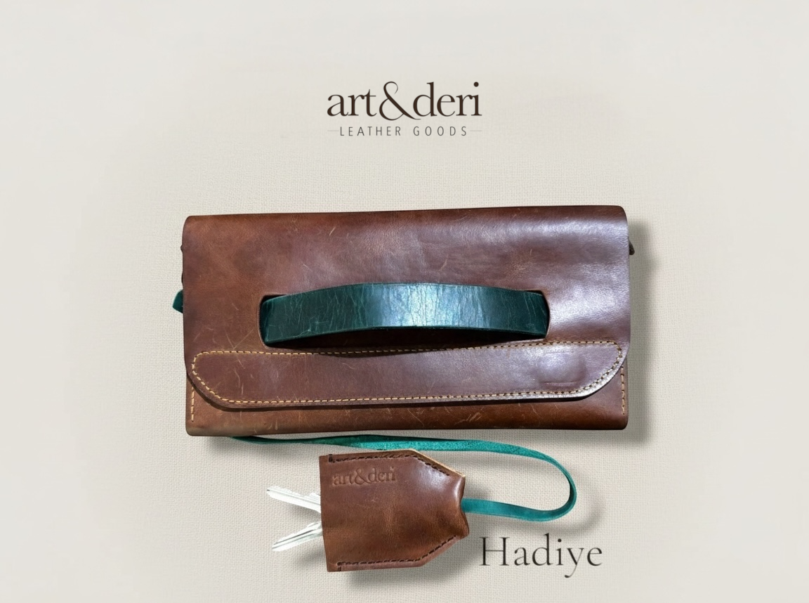 Clutch Çanta Rota | Hakiki Deri | art&deri