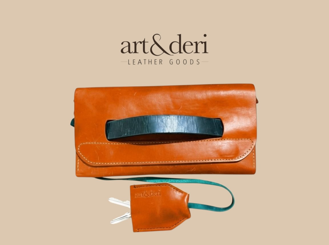 Clutch Çanta Rota | Hakiki Deri | art&deri