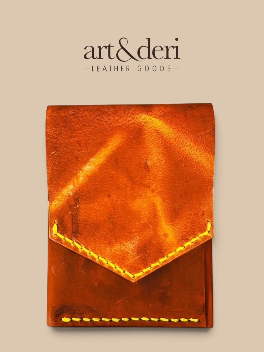 C Cüzdan | Minimalist Hakiki Deri Cüzdan | art&deri