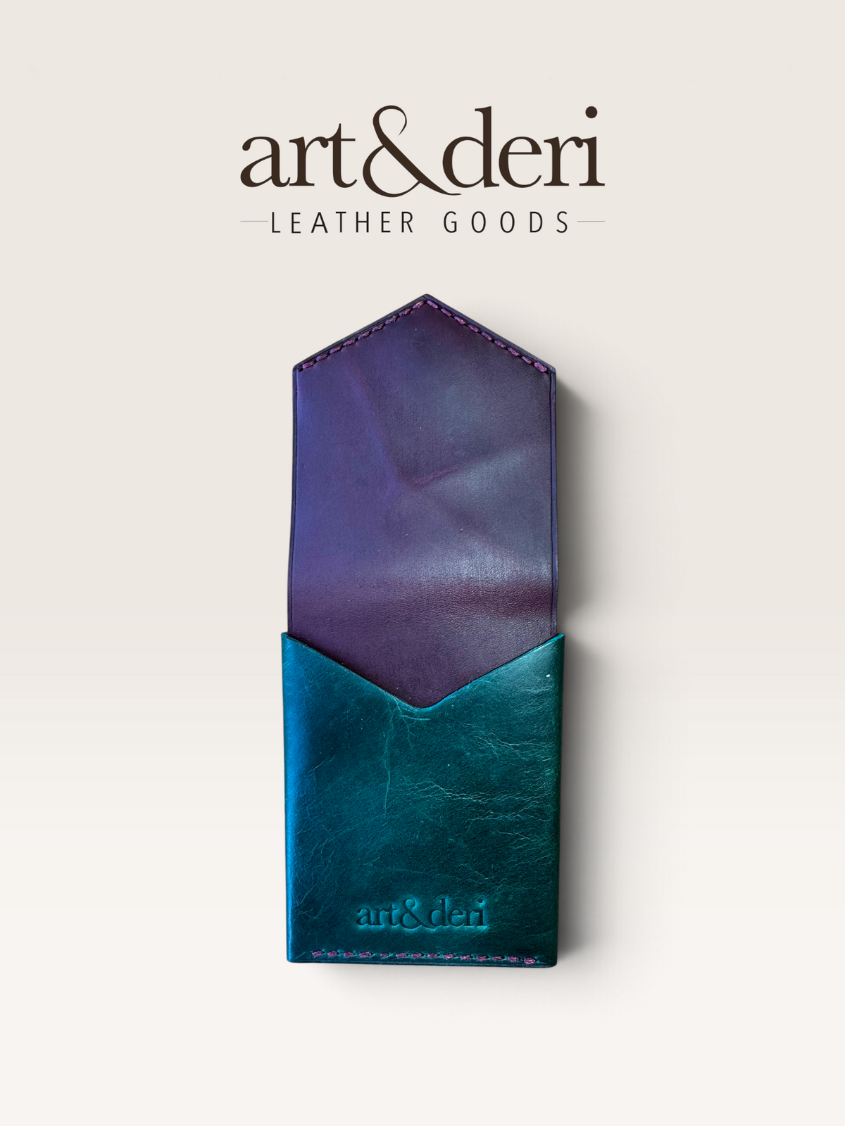 C Cüzdan | Minimalist Hakiki Deri Cüzdan | art&deri