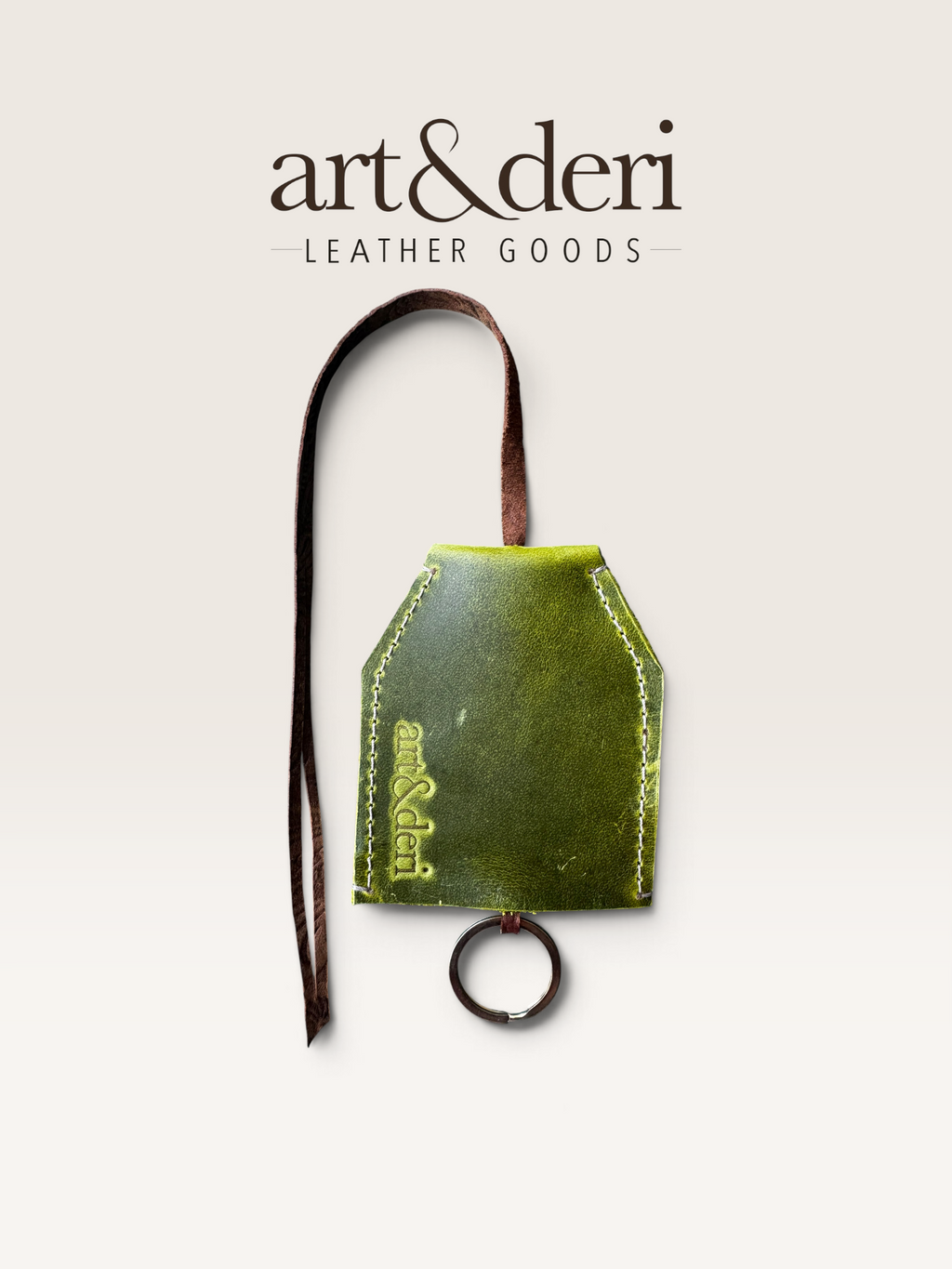 A Anahtarlık | El Yapımı Hakiki Deri | art&deri