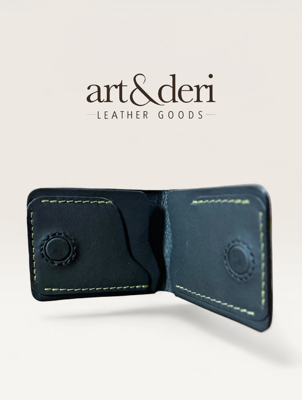 Cüzdan Rota | Hakiki Deri Bifold Cüzdan
