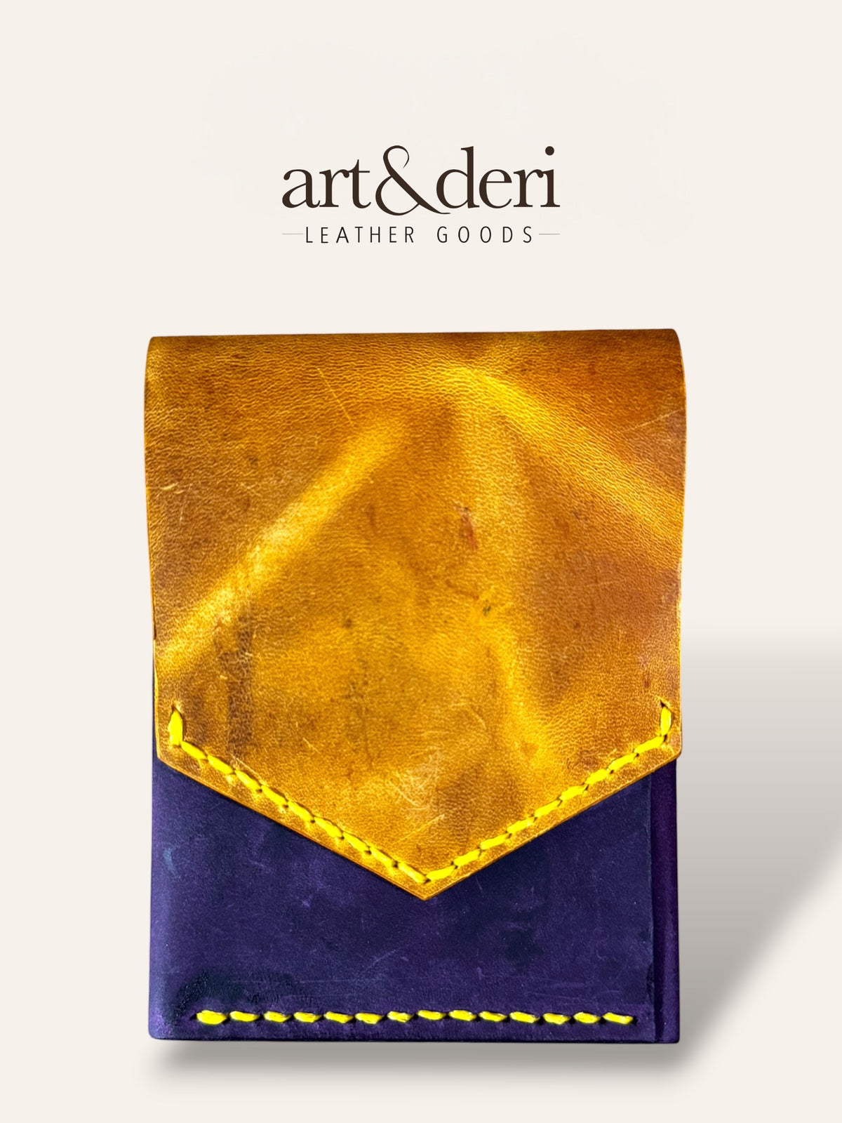 C Cüzdan | Minimalist Hakiki Deri Cüzdan | art&deri
