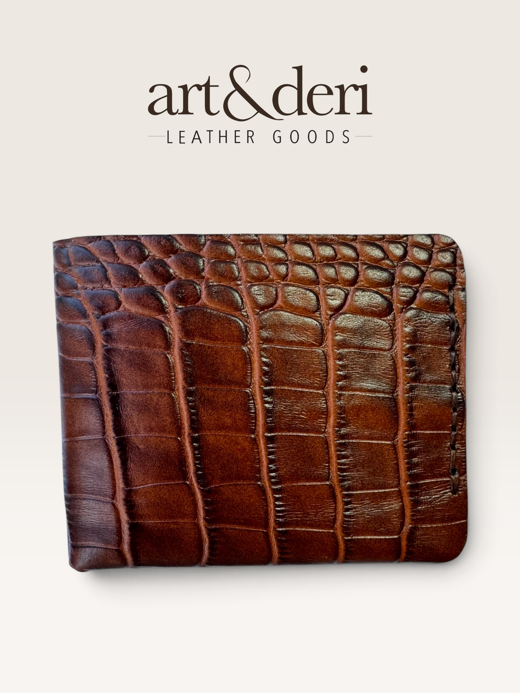 Cüzdan Rota | Hakiki Deri Bifold Cüzdan