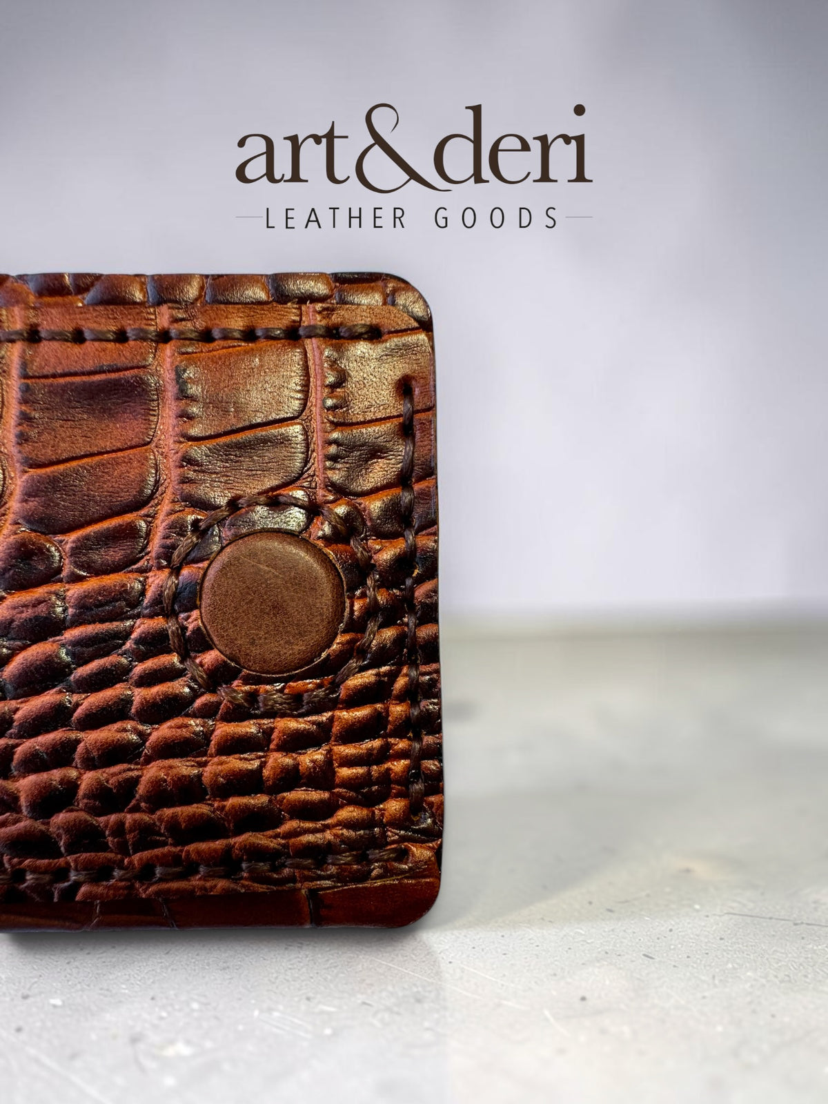 Cüzdan Rota | Hakiki Deri Bifold Cüzdan