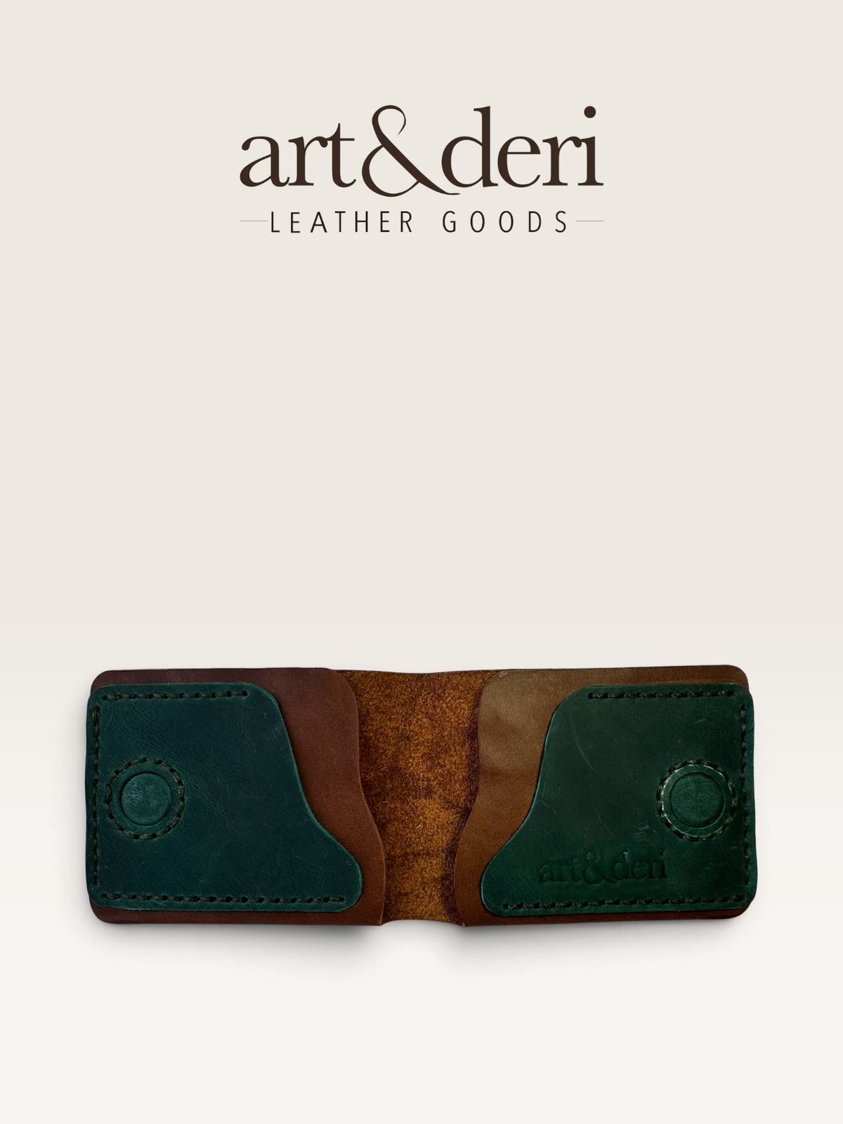 Cüzdan Rota | Hakiki Deri Bifold Cüzdan