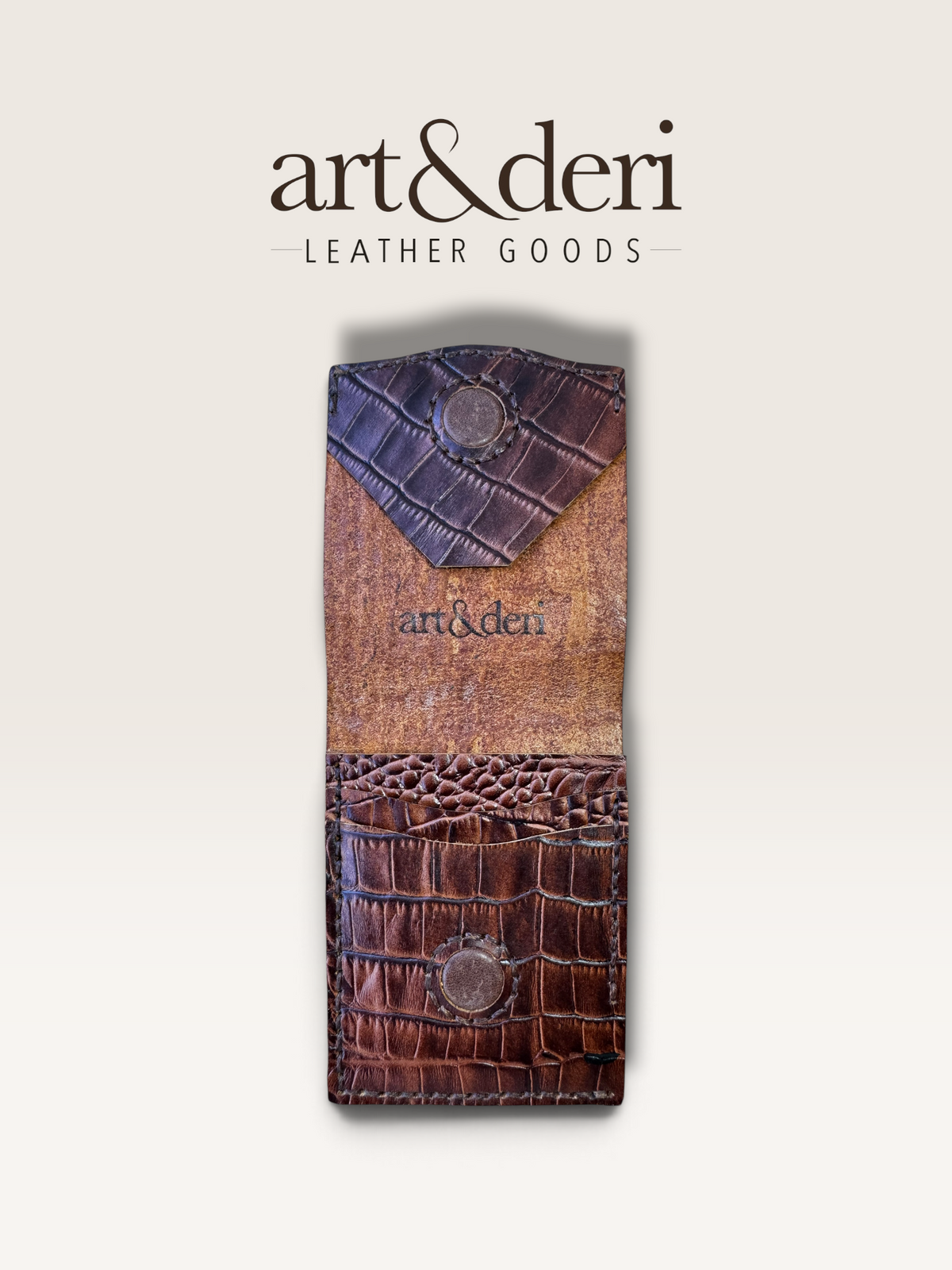 B Cüzdan | Hakiki Deri Bifold Cüzdan | art&deri