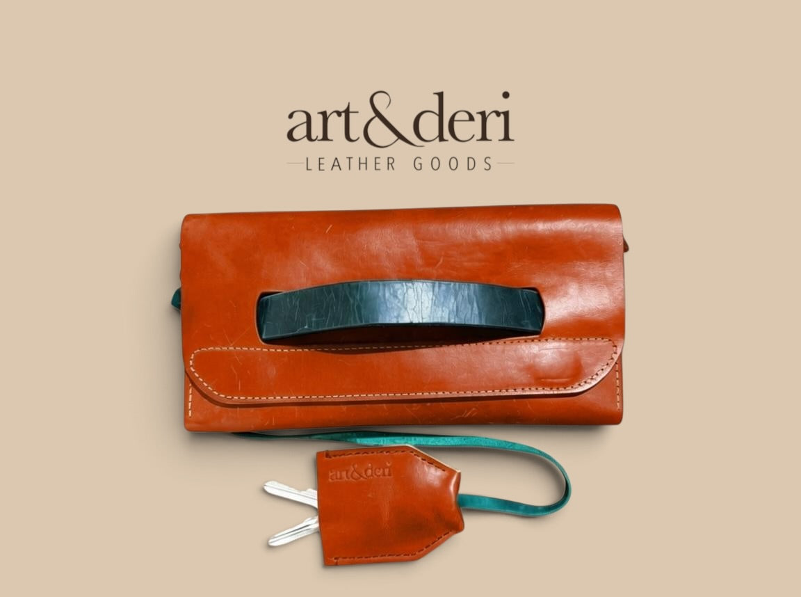 Clutch Çanta Rota | Hakiki Deri | art&deri