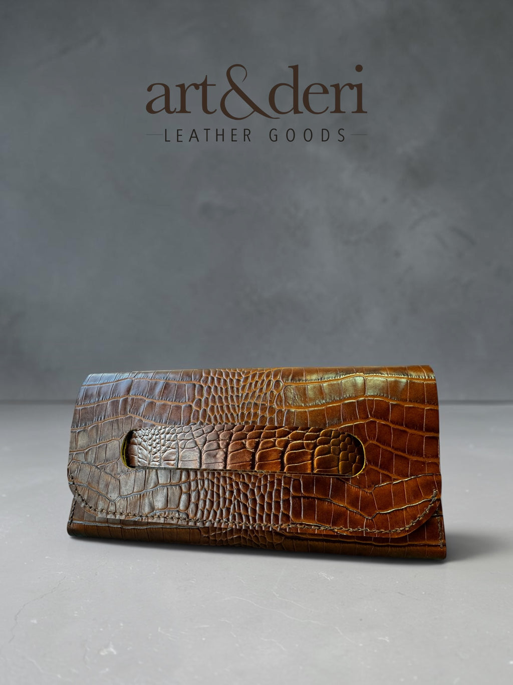 Clutch Çanta Rota | Hakiki Deri | art&deri