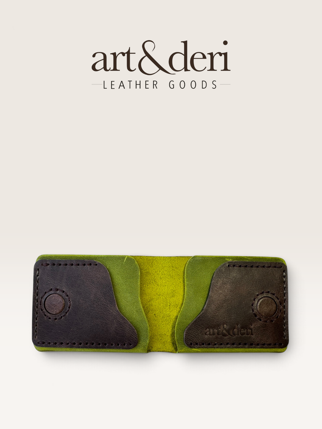 Cüzdan Rota | Hakiki Deri Bifold Cüzdan