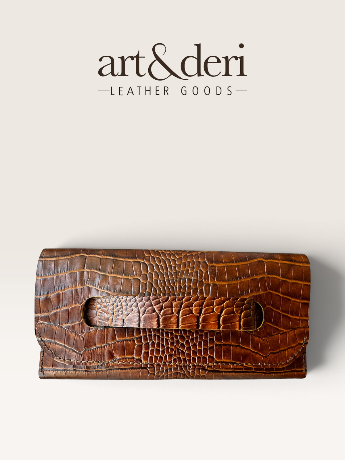 Clutch Çanta Rota | Hakiki Deri | art&deri