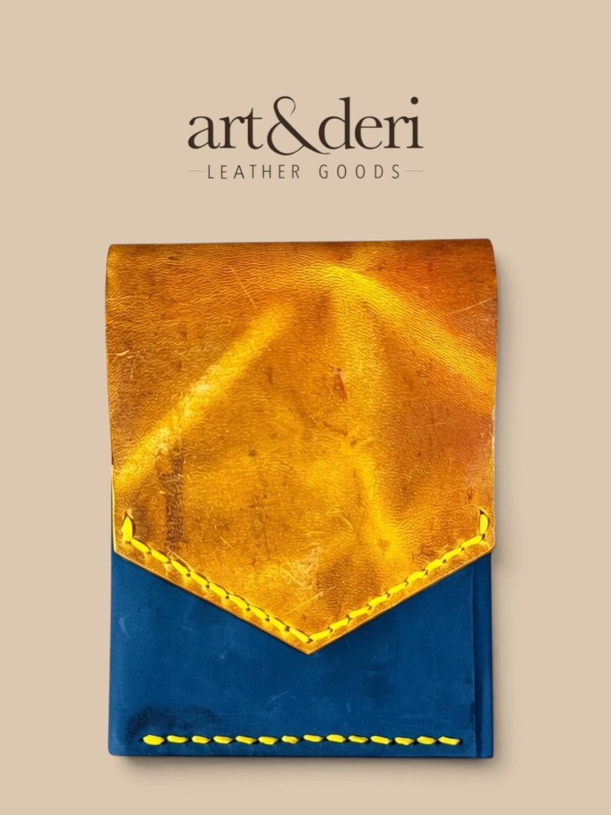 C Cüzdan | Minimalist Hakiki Deri Cüzdan | art&deri
