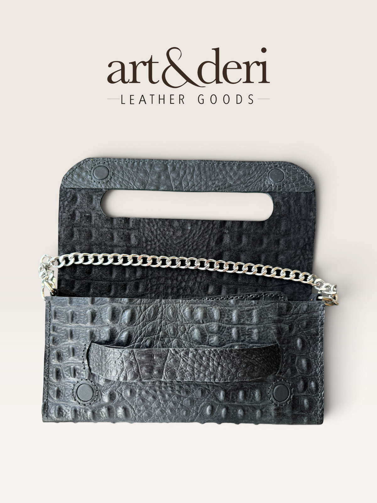 Clutch Çanta Rota | Hakiki Deri | art&deri