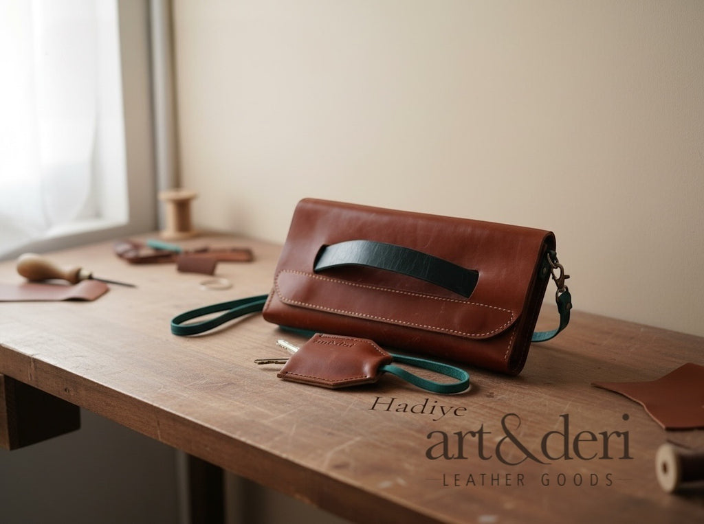 Clutch Tasche Rota | Echtes Leder | art&deri