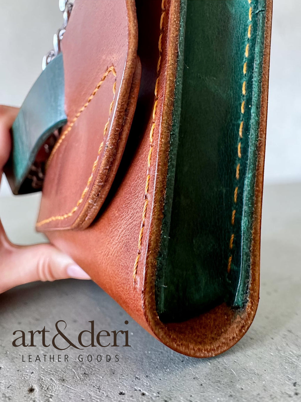 Clutch Tasche Rota | Echtes Leder | art&deri
