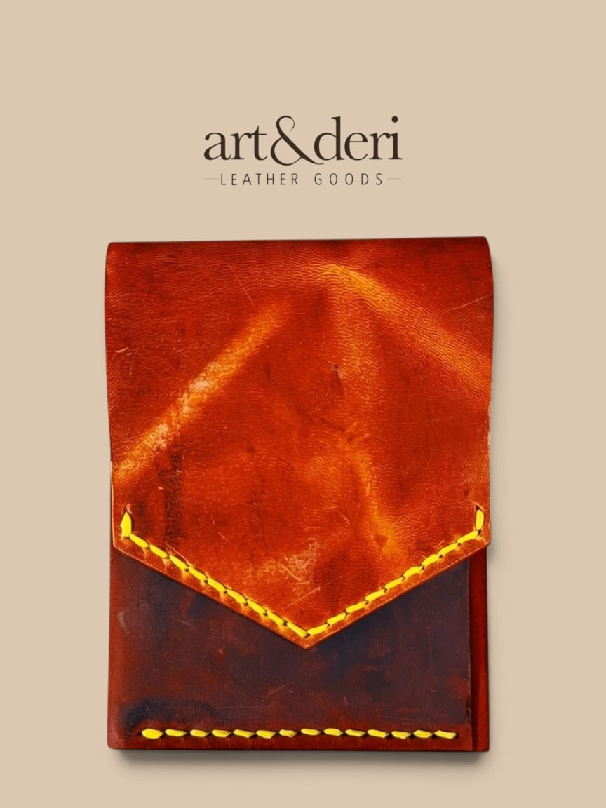 C Cüzdan | Minimalist Hakiki Deri Cüzdan | art&deri