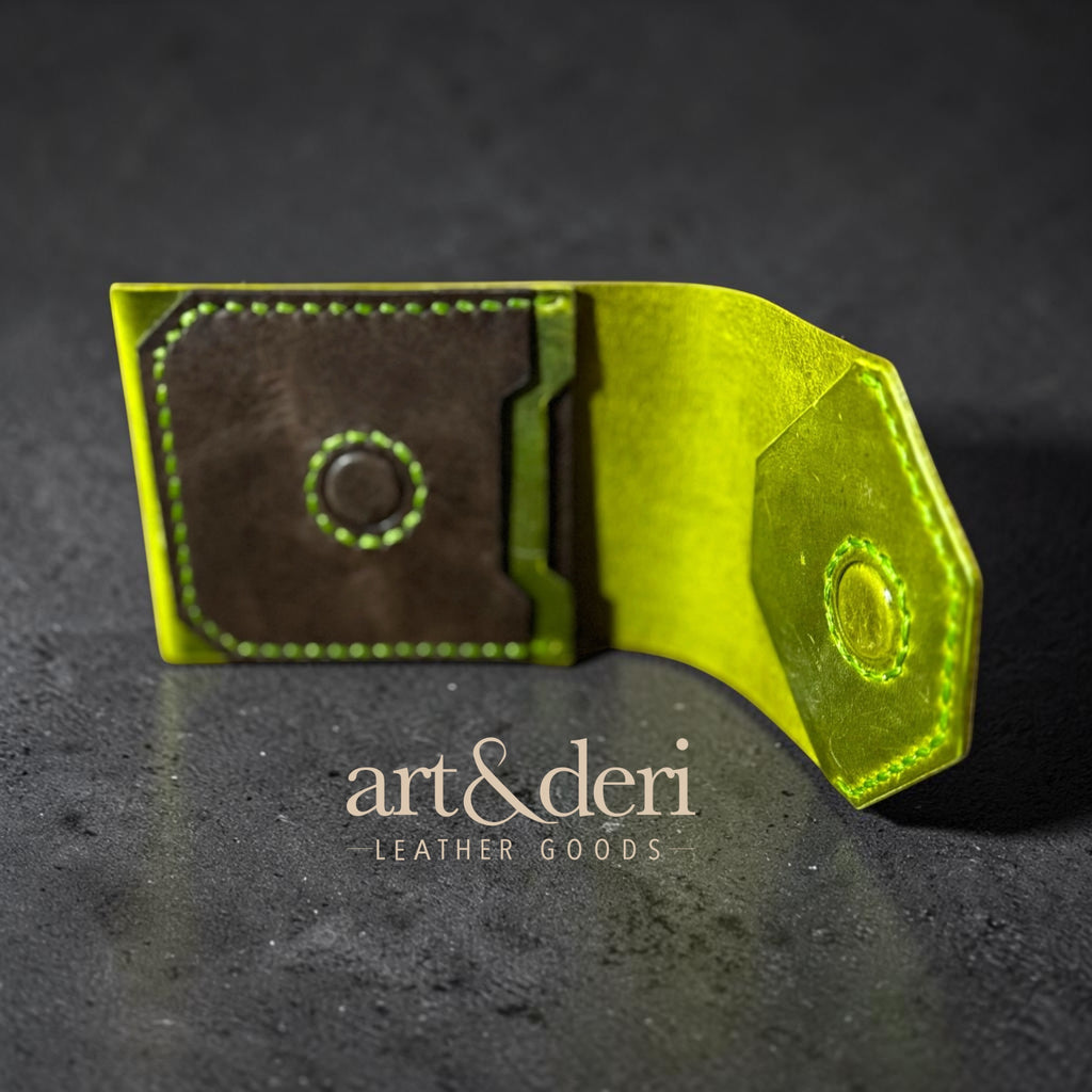 D Cüzdan | Hakiki Deri Minimalist Cüzdan | art&deri