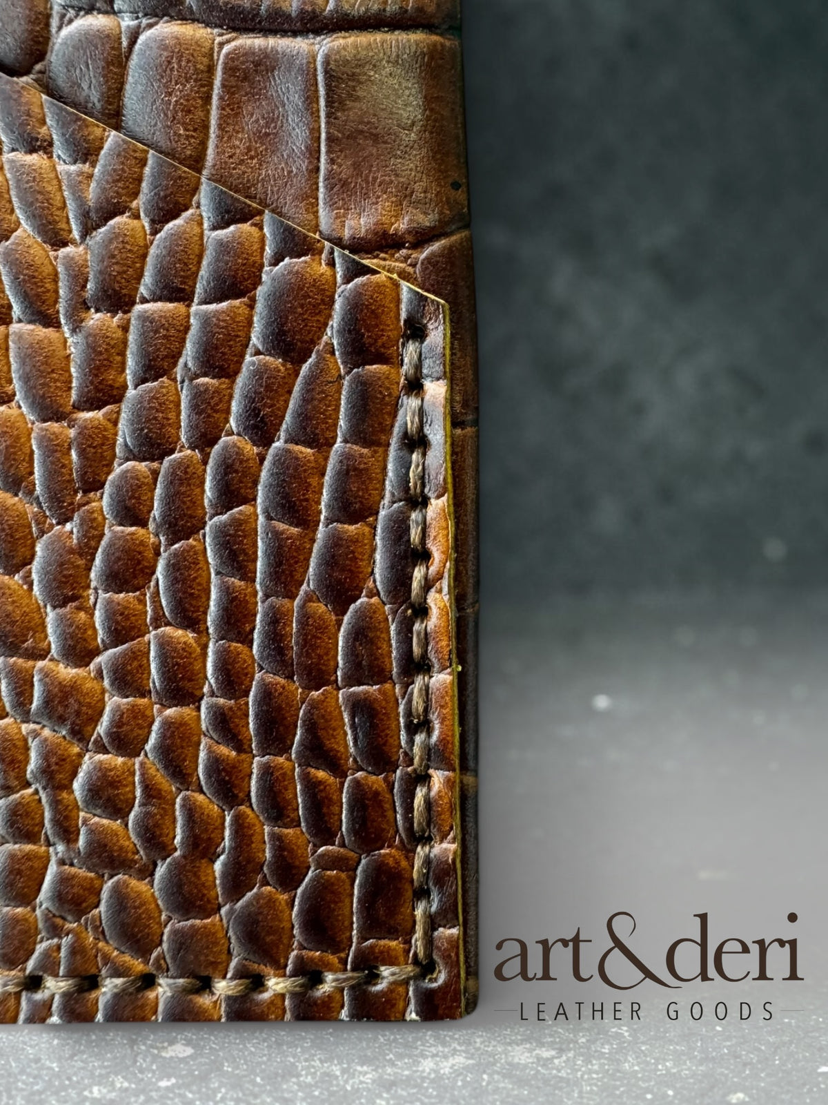 B Kart sahibi | el yapımı hakiki deri | art&deri