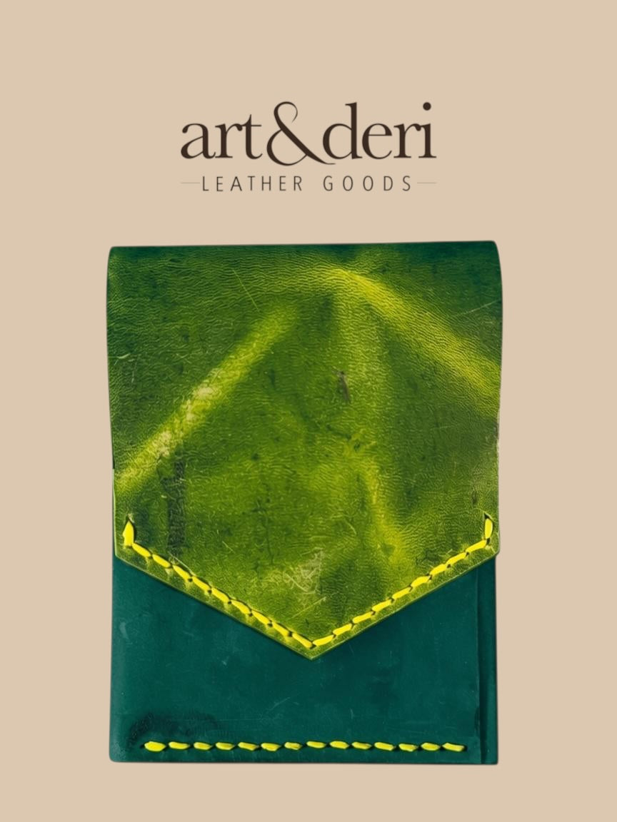 C Cüzdan | Minimalist Hakiki Deri Cüzdan | art&deri