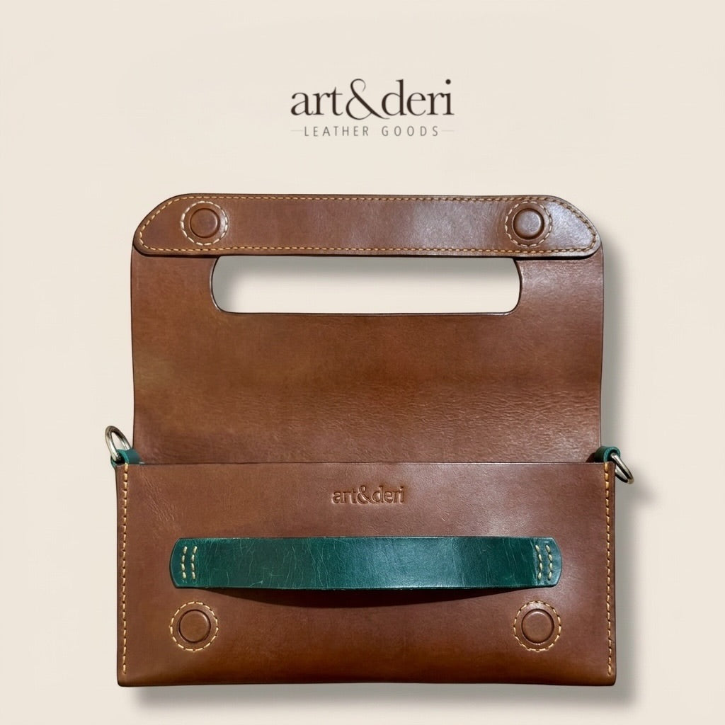Clutch Tasche Rota | Echtes Leder | art&deri