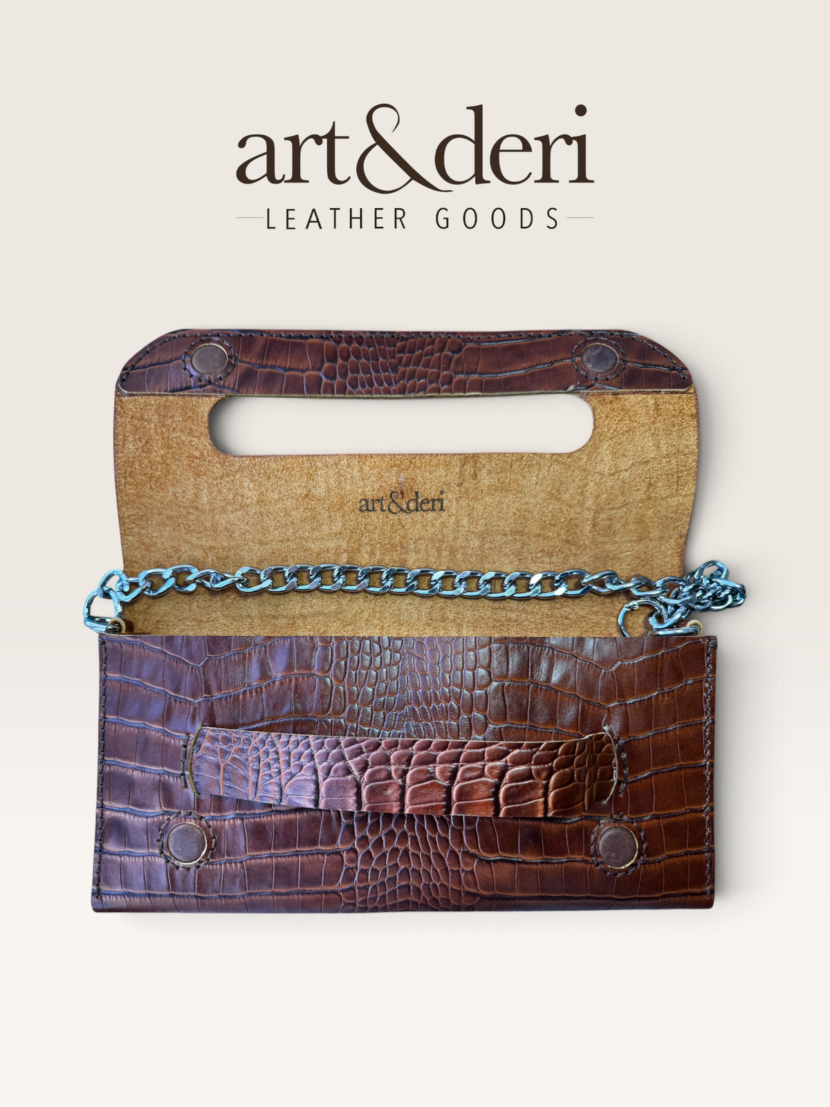 Clutch Çanta Rota | Hakiki Deri | art&deri