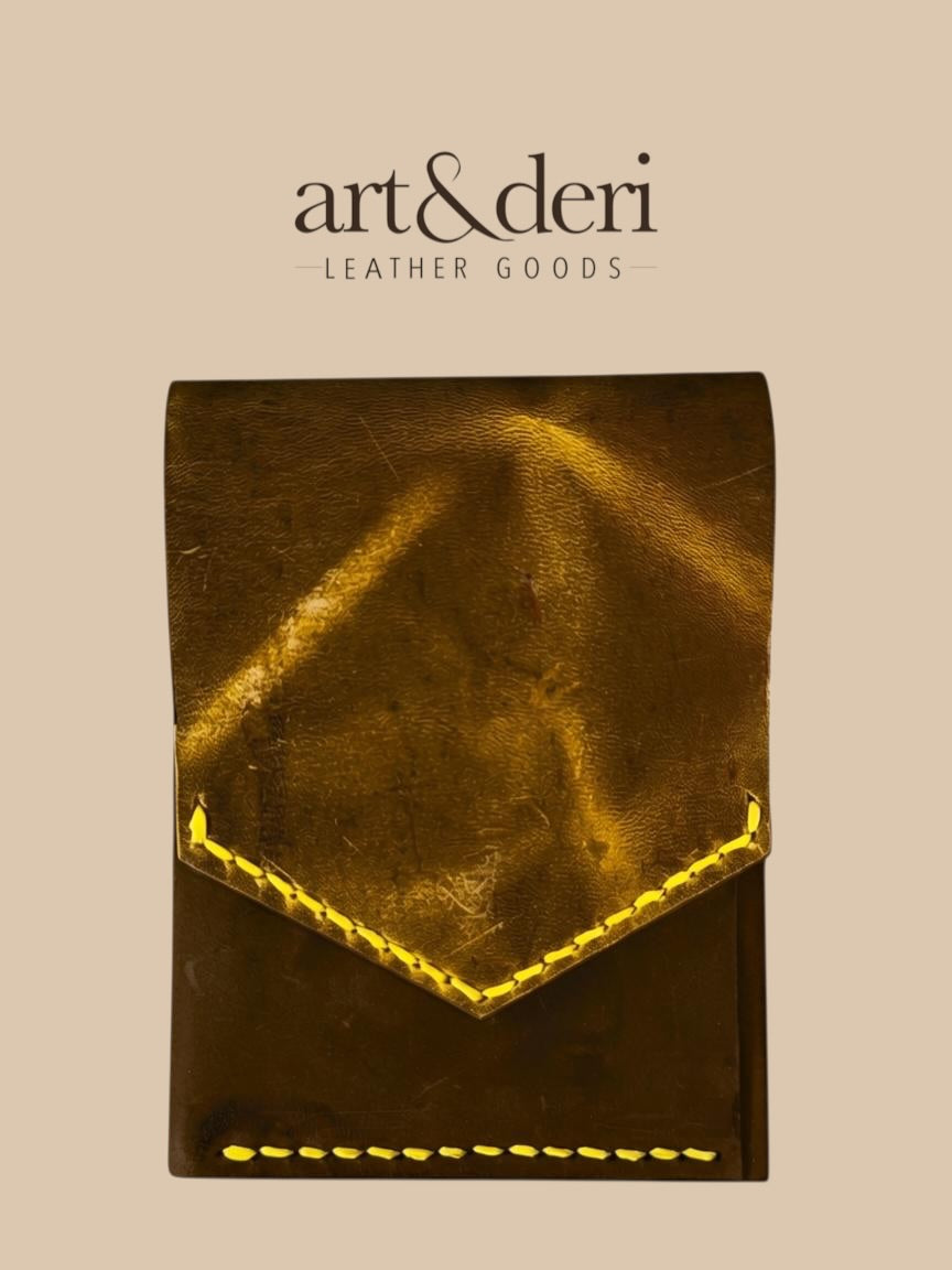 C Cüzdan | Minimalist Hakiki Deri Cüzdan | art&deri