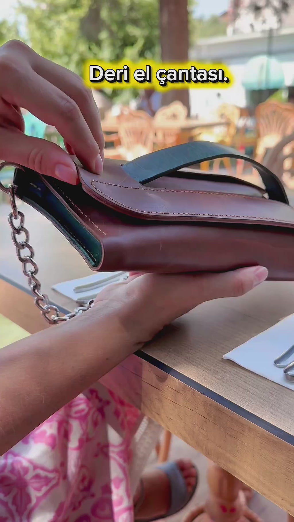 Clutch Tasche Rota | Echtes Leder | art&deri