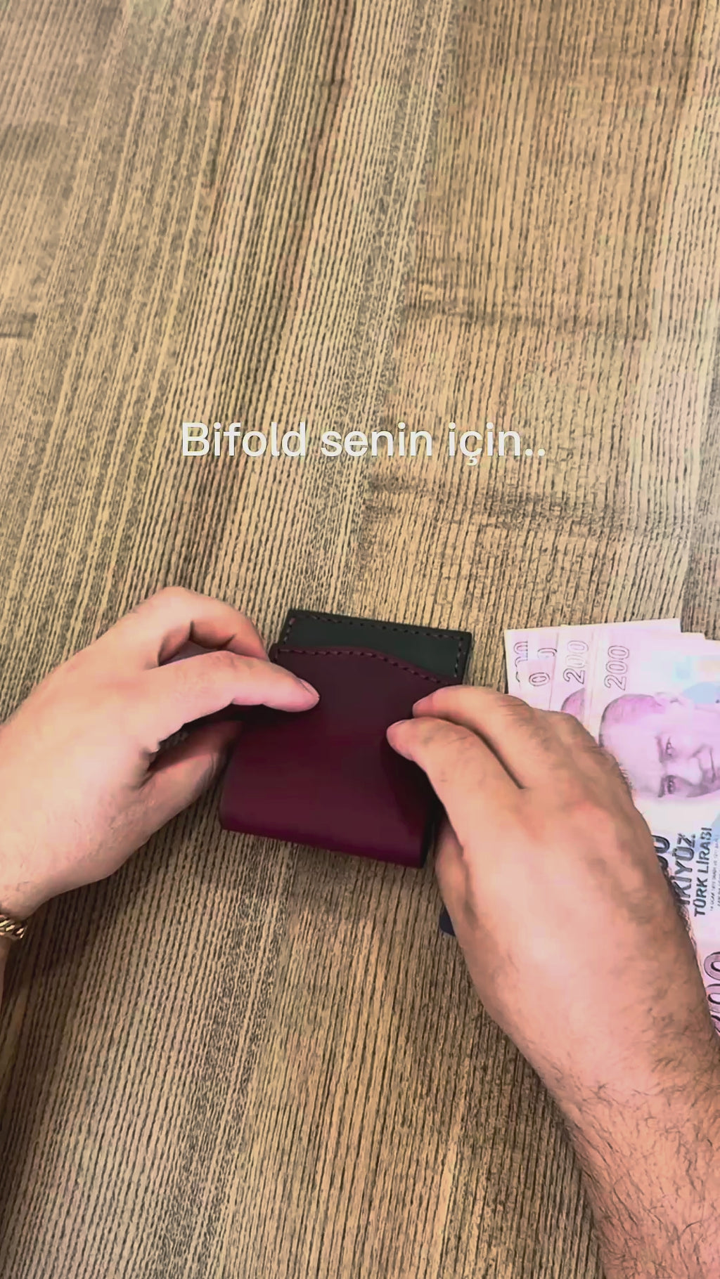 B Cüzdan | Hakiki Deri Bifold Cüzdan | art&deri