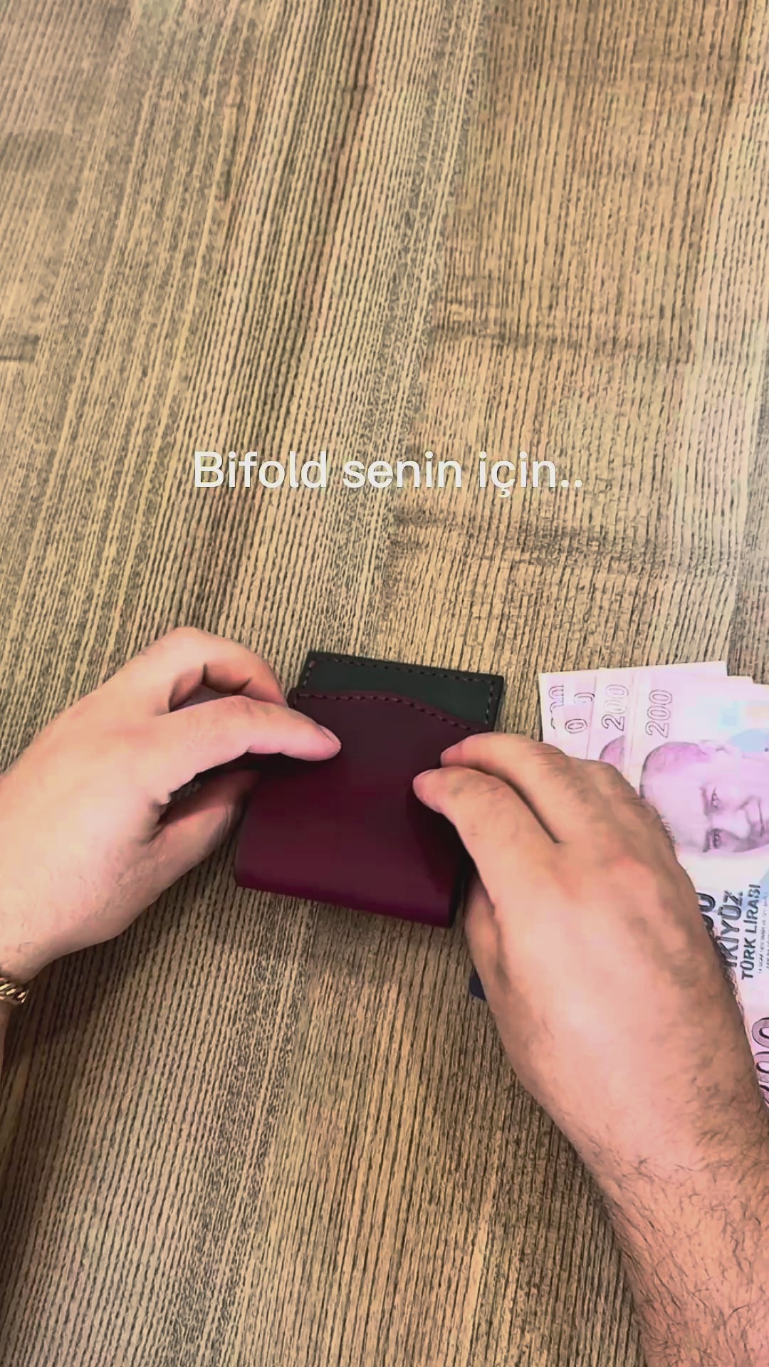B Cüzdan | Hakiki Deri Bifold Cüzdan | art&deri